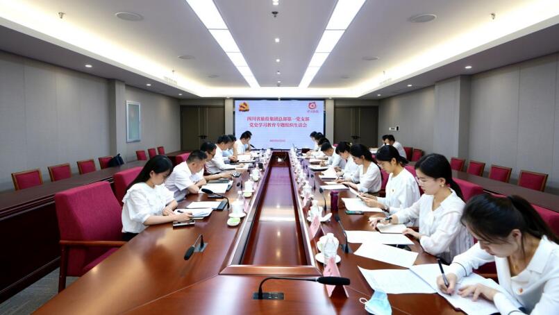 尊龙凯时集团党委书记、董事长任丁参加总部第一党支部党史学习教育专题组织生活会